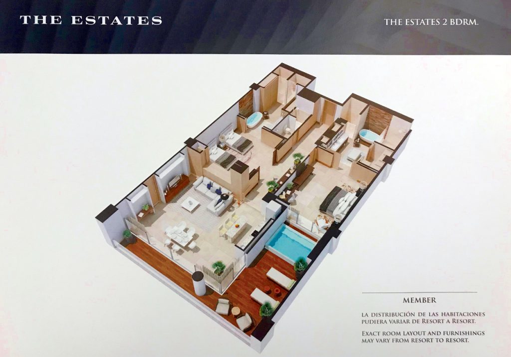 The Estates at Grand Luxxe Residence - 2 Bedroom Floor Plan